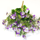 искусственные цветы анютины глазки цвета фиолетовый с белым 15