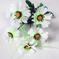 искусственные цветы букет касмея с добавкой травка цвета белый 6