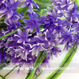 искусственные цветы букет из луговых цветов цвета синий 12