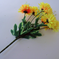искусственные цветы букет хризантем цвета желтый 1