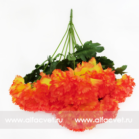 искусственные цветы букет гвоздик цвета оранжевый 2