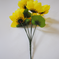 искусственные цветы лотос цвета желтый 1
