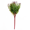 искусственные цветы папоротник c крупными листьями цвета зеленый с бордовым 31